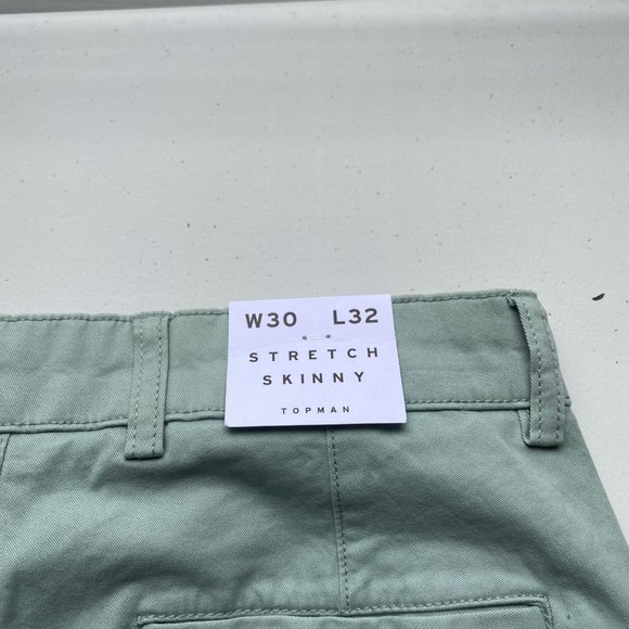 NWT Mens /light mint green Jeans - Picture 2 of 3